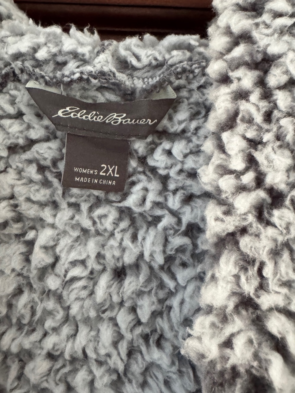 Eddie Bauer oversized fleece hoodie - Picture 3 of 4